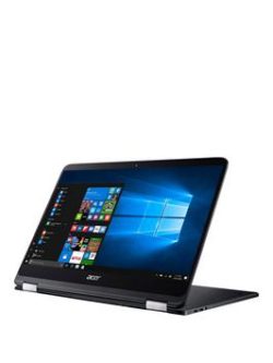Acer Spin 7, Intel&Reg; Core&Trade; I7, 8Gb Ram, 256Gb Ssd, 14 Inch Full Hd Touchscreen 2-In-1 Laptop With Optional Microsoft Office 365 Home - Black - Laptop Only